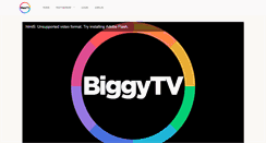 Desktop Screenshot of biggytv.com
