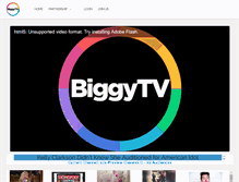 Tablet Screenshot of biggytv.com